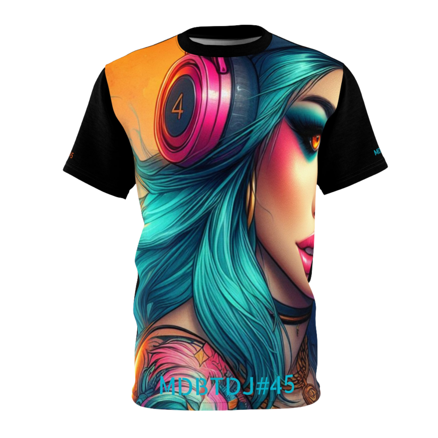 MDBTDJ#45 Premium Art Tee Shirt - Tattooed Dj's Limited Edition - Unisex