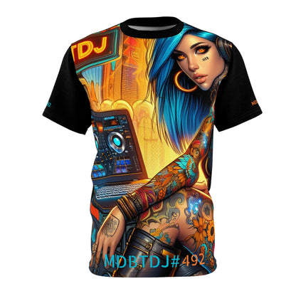 MDBTDJ#492 Premium Art Tee Shirt - Tattooed Dj's Limited Edition - Unisex, T-Shirt, Clothing Tops, Tattooed Djs Shop