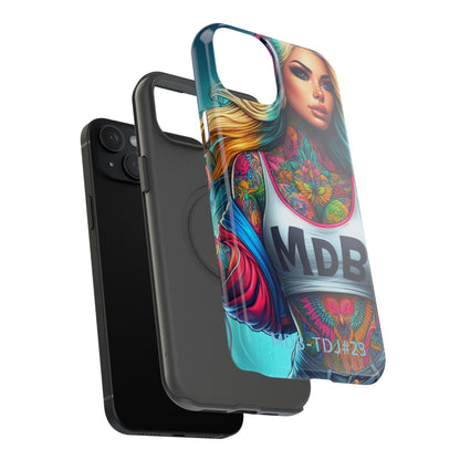 MDBTDJ#23 Impact-Resistant Phone Cases Fits most Tattooed DJ's Limited Edition, Phone Case, Tattooed Djs Shop