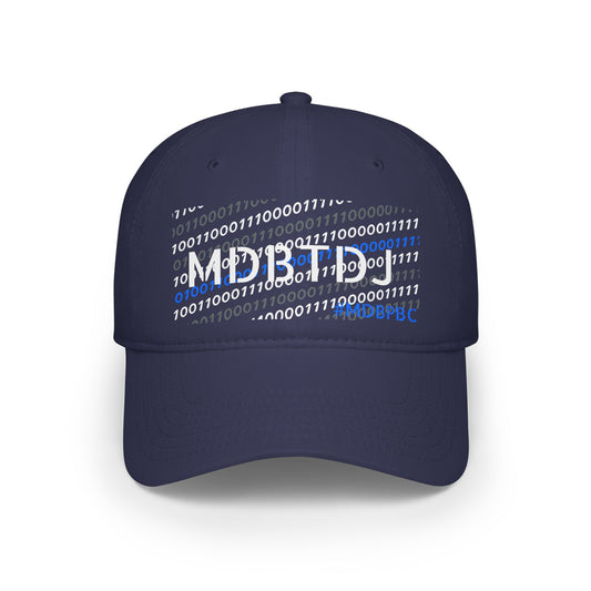 MDBTDJ #MDBPBC Navy - Low Profile Baseball Cap, Hats, Hats, Tattooed Djs Shop