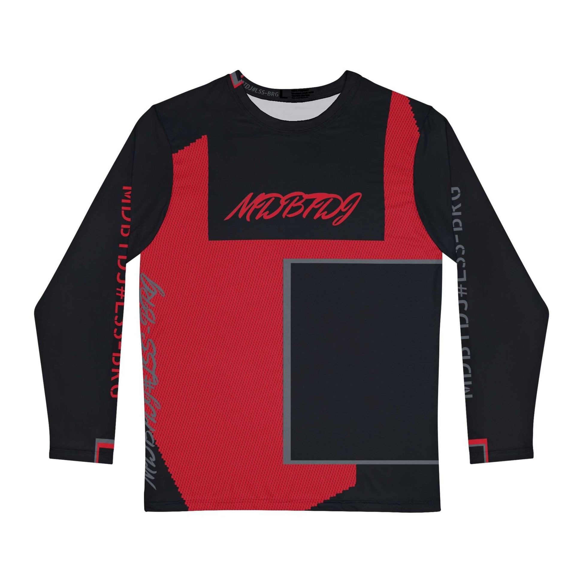 MDBTDJ#LSS-BRG Men's Long Sleeve Shirt Tattooed Dj's Limited Edition, All Over Prints, Tattooed Djs Shop