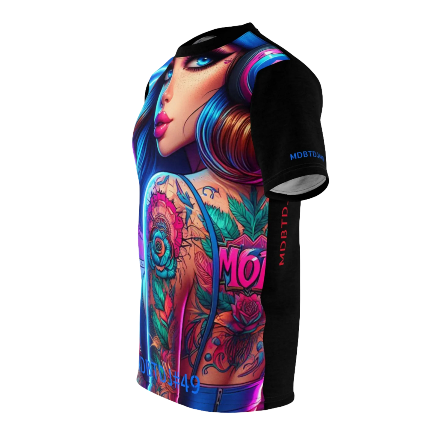MDBTDJ#49 Premium Art Tee Shirt - Tattooed Dj's Limited Edition - Unisex, T-Shirt, T-Shirts, Tattooed Djs Shop