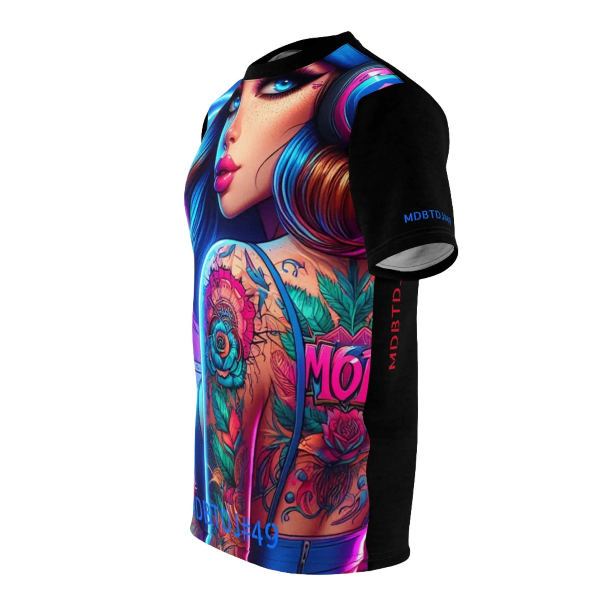 MDBTDJ#49 Premium Art Tee Shirt - Tattooed Dj's Limited Edition - Unisex, T-Shirt, T-Shirts, Tattooed Djs Shop