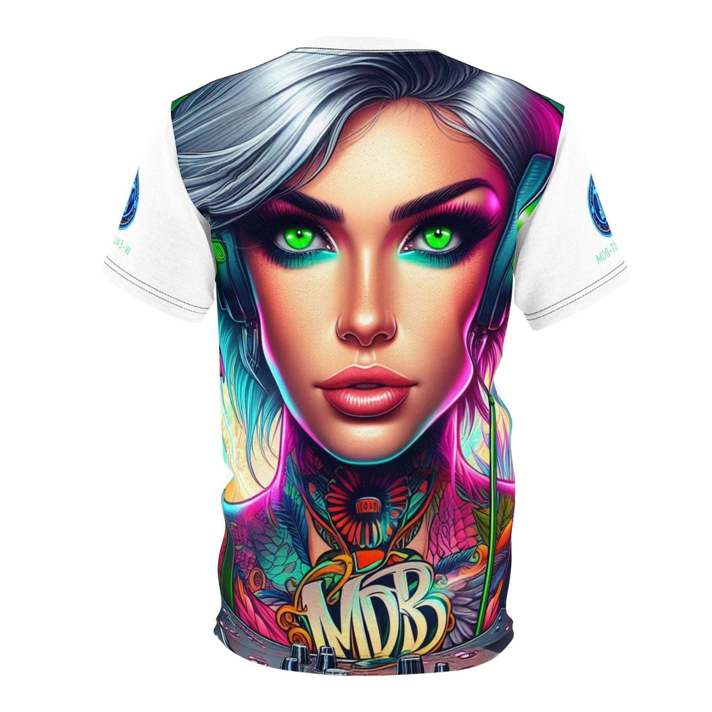 MDBTDJ#3-W Unisex Cut & Sew Tee Tattooed Dj's Limited Edition, All Over Prints, Uncategorized, Tattooed Djs Shop