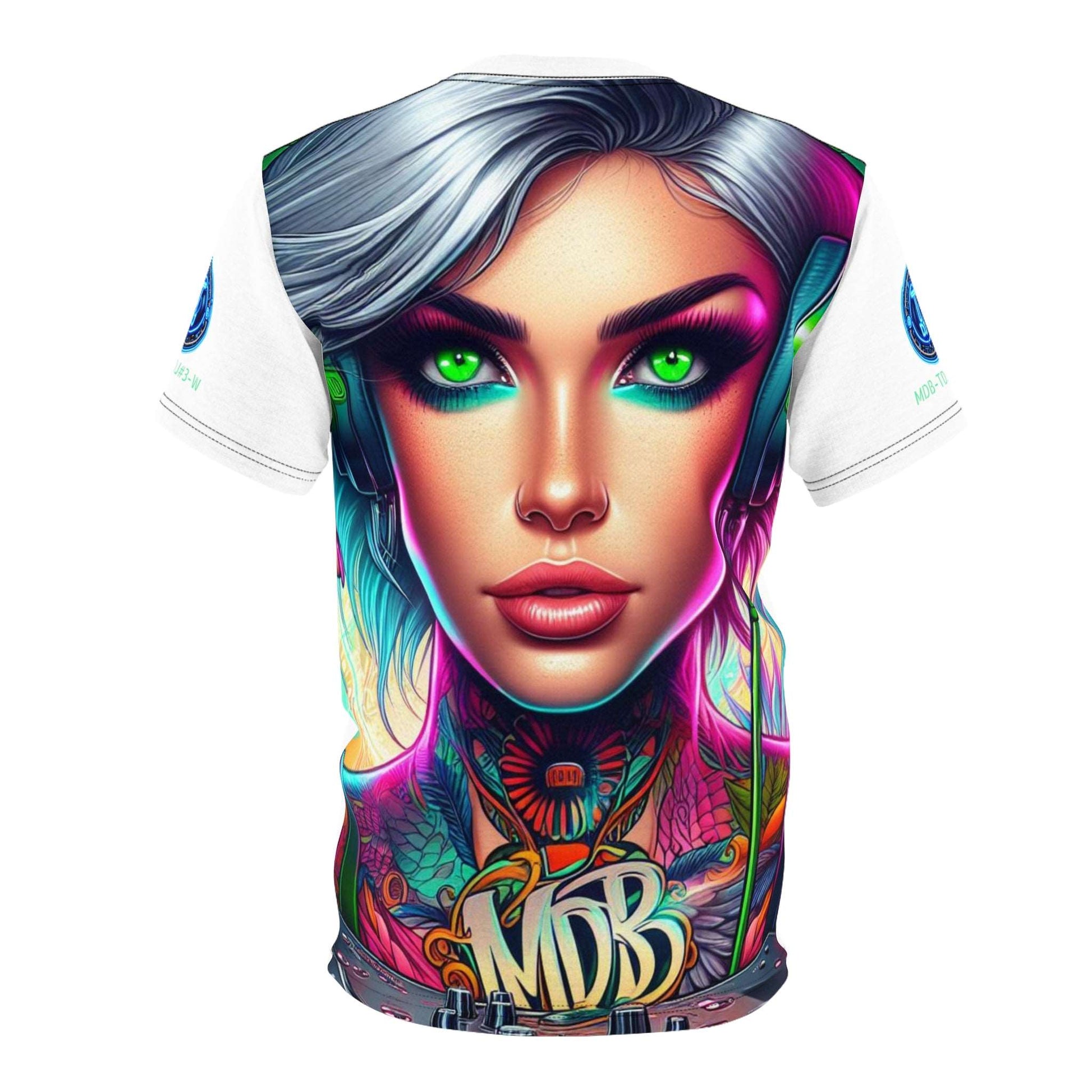 MDBTDJ#3-W Unisex Cut & Sew Tee Tattooed Dj's Limited Edition, All Over Prints, Uncategorized, Tattooed Djs Shop