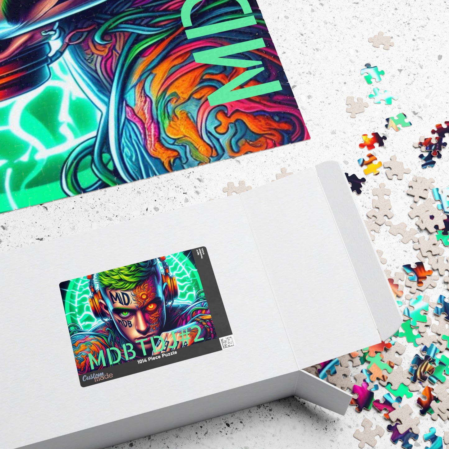 MDBTDJ#2 Puzzle (110, 252, 520, 1014-piece) Tattooed Dj's Limited Edition, Puzzle, Apparel & Accessories, Tattooed Djs Shop