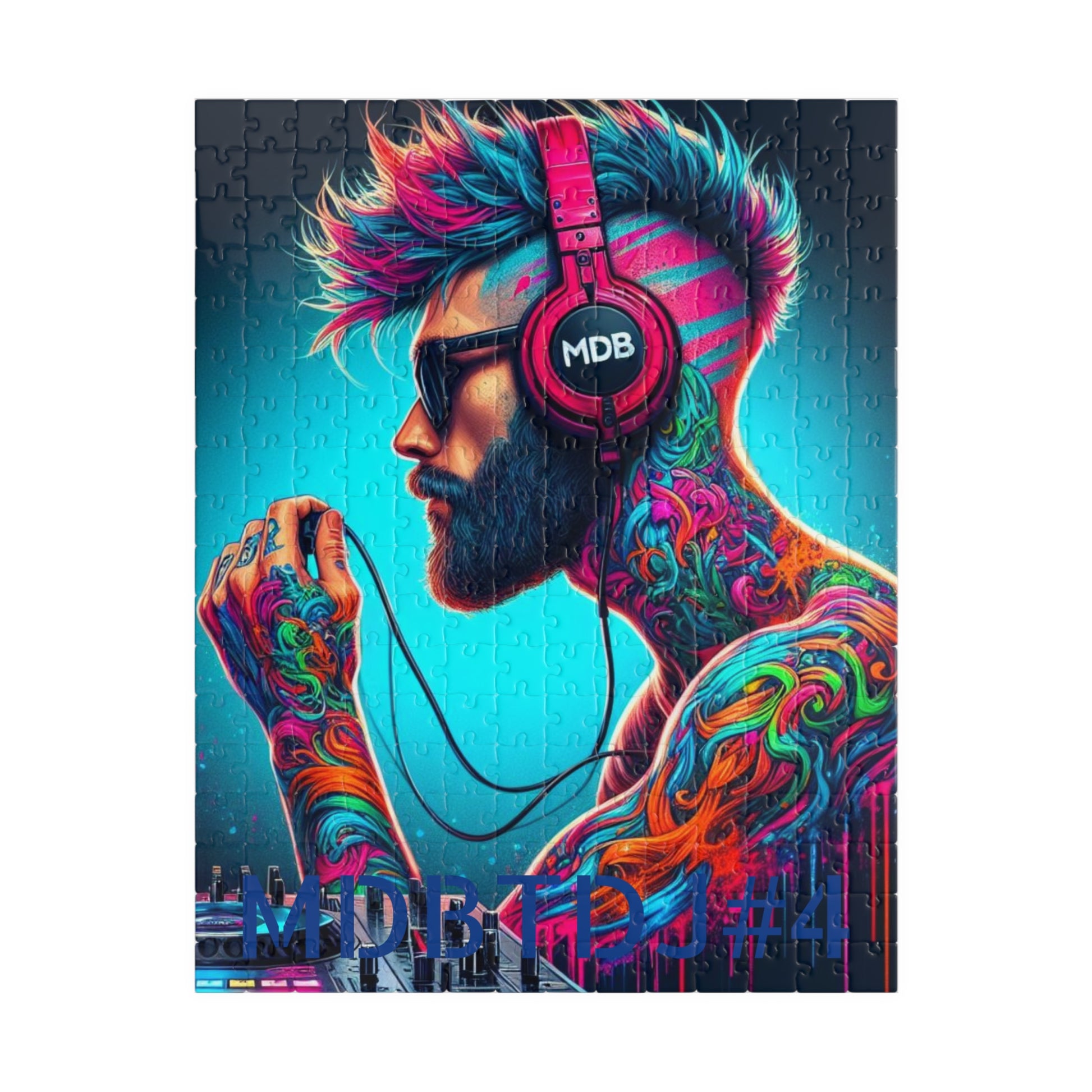 MDBTDJ#4 Puzzle (110, 252, 520, 1014-piece) Tattooed Dj's Limited Edition, Puzzle, Apparel & Accessories, Tattooed Djs Shop