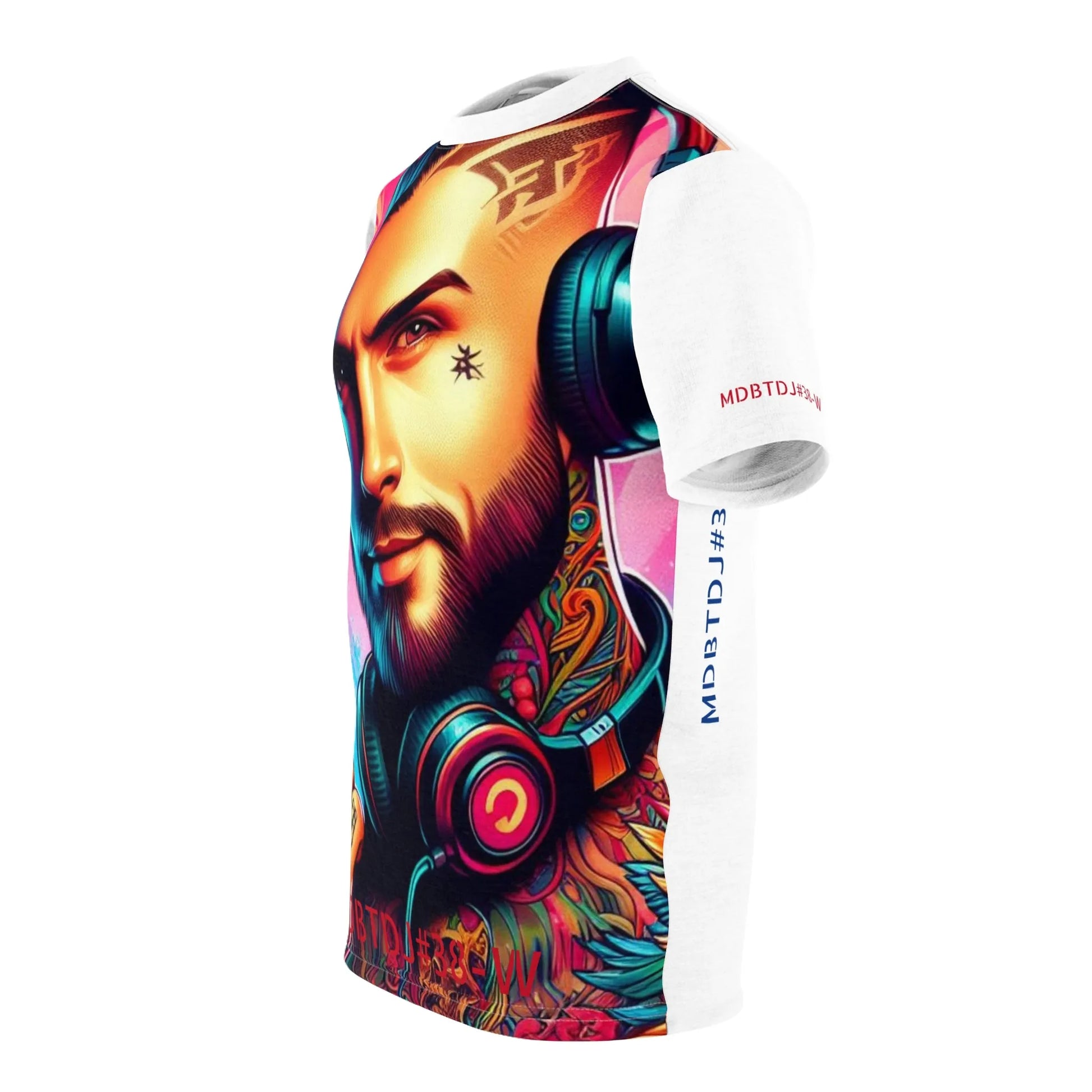 MDBTDJ#38-W Premium Art Tee Shirt - Tattooed Dj's Limited Edition - Unisex, T-Shirt, T-Shirts, Tattooed Djs Shop