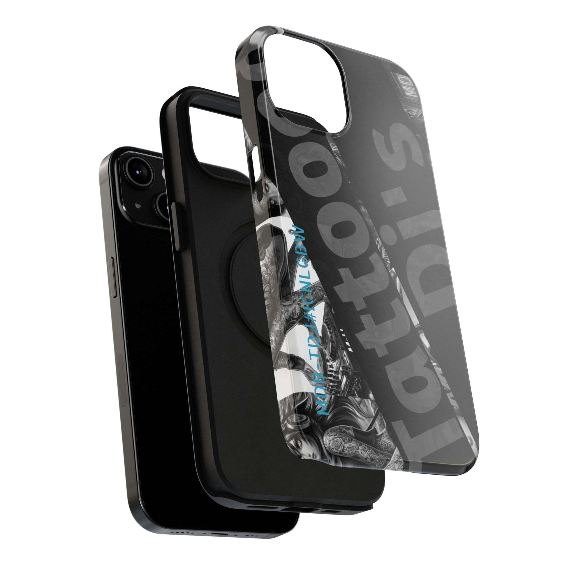 MDB-TDJ#ICNLGBW Impact-Resistant Phone Case Tattooed DJ's Limited Edition Fits Most