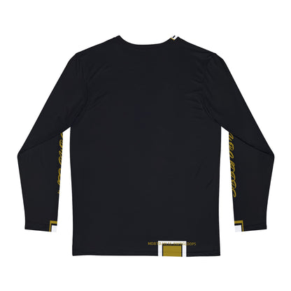 MDBTDJ#LSS-BWBGLDDPS Premium Men's Long Sleeve Shirt, All Over Prints, Tattooed Djs Shop