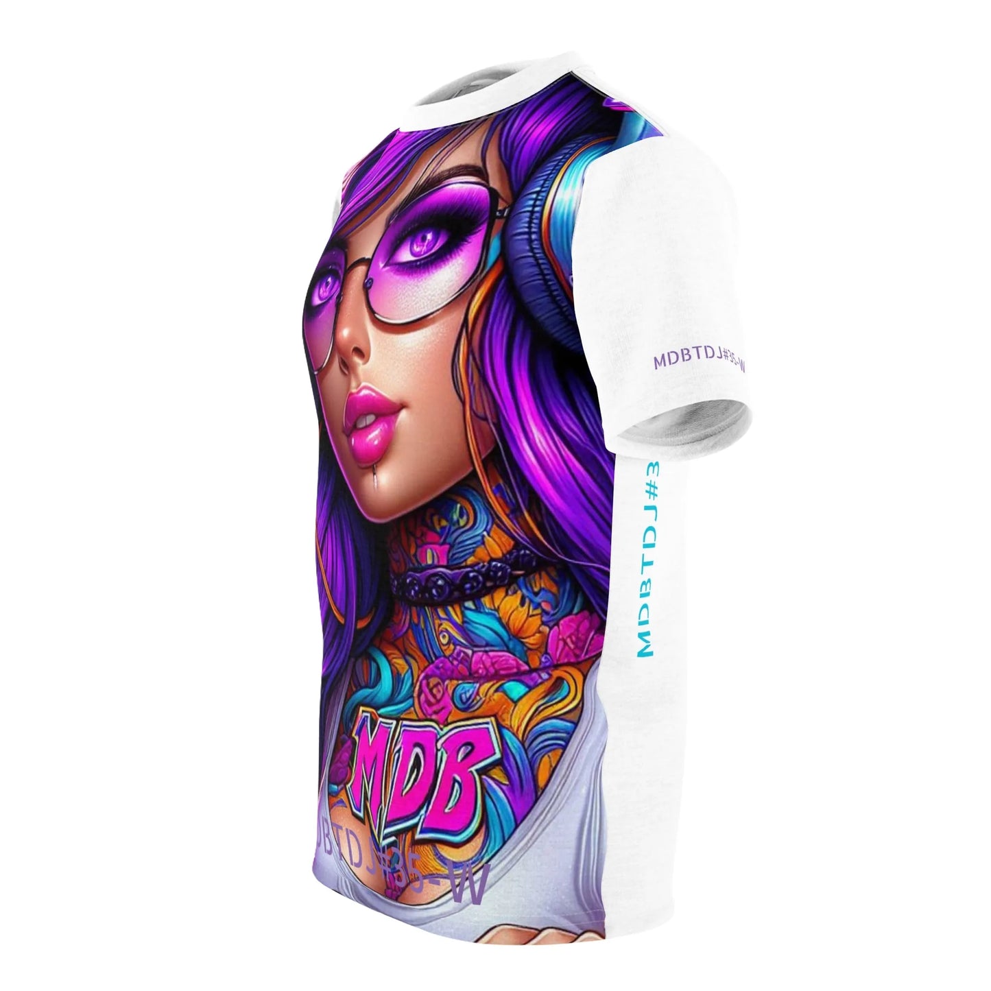 MDBTDJ#35-W Premium Art Tee Shirt - Tattooed Dj's Limited Edition - Unisex, T-Shirt, T-Shirts, Tattooed Djs Shop