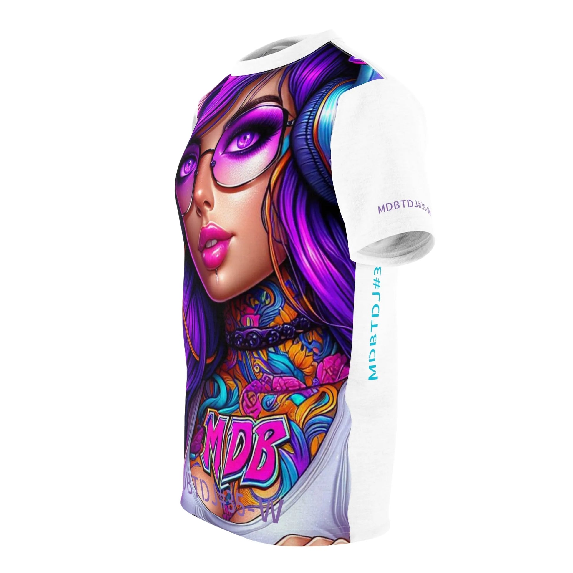 MDBTDJ#35-W Premium Art Tee Shirt - Tattooed Dj's Limited Edition - Unisex, T-Shirt, T-Shirts, Tattooed Djs Shop
