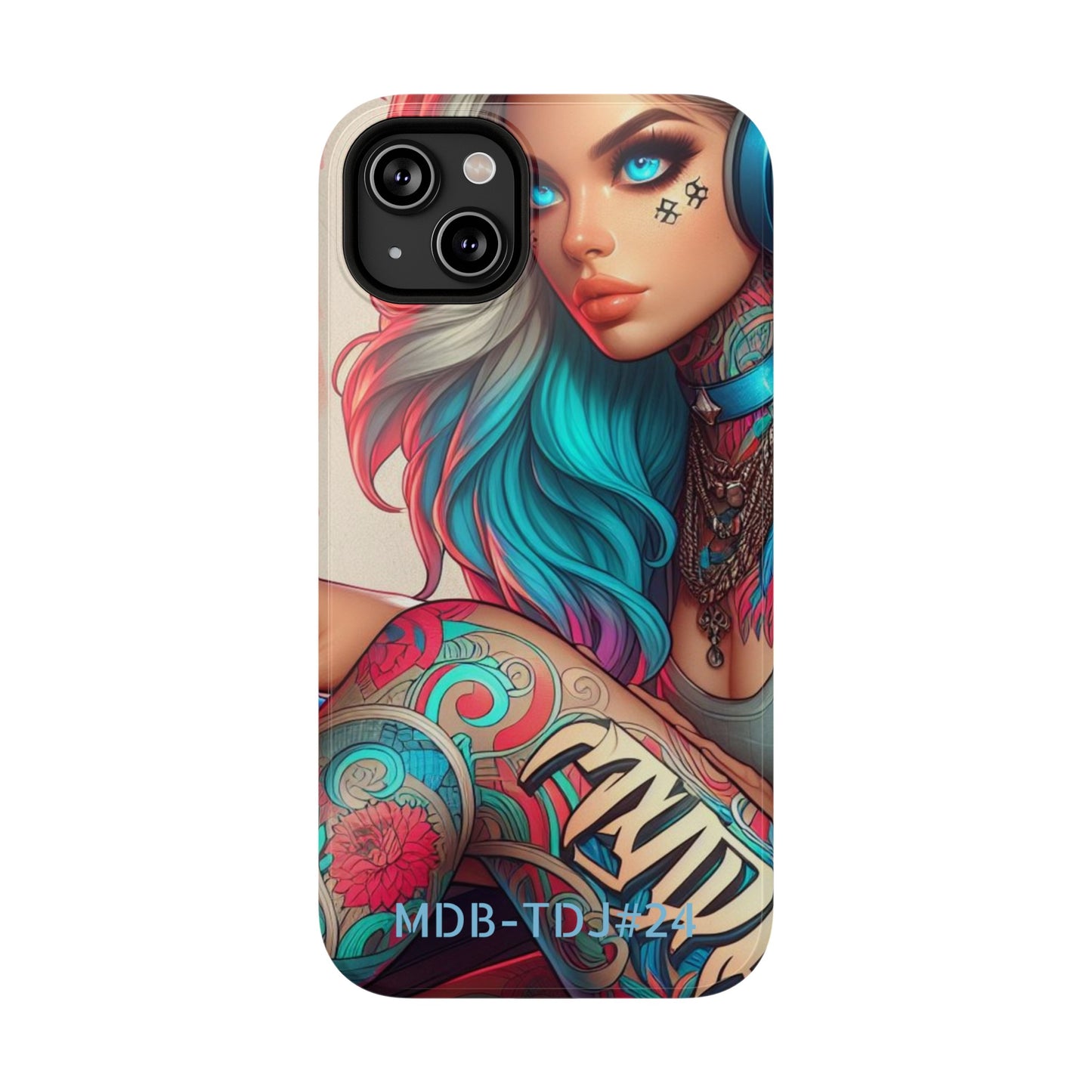 MDBTDJ#24 Impact-Resistant Phone Cases Fits most Tattooed DJ's Limited Edition, Phone Case, Tattooed Djs Shop