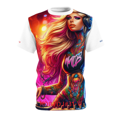 MDBTDJ#31-W Premium Art Tee Shirt - Tattooed Dj's Limited Edition - Unisex