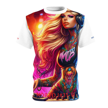 MDBTDJ#31-W Premium Art Tee Shirt - Tattooed Dj's Limited Edition - Unisex