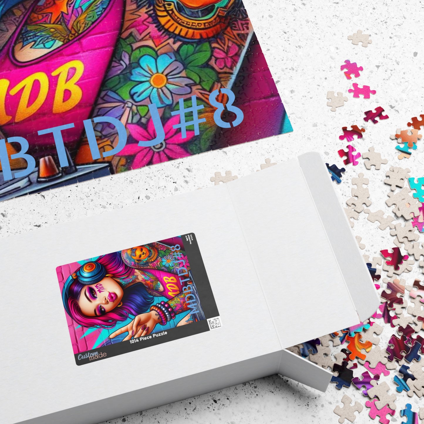 MDBTDJ#8 Puzzle (110, 252, 520, 1014-piece) Tattooed Dj's Limited Edition, Puzzle, Puzzles, Tattooed Djs Shop