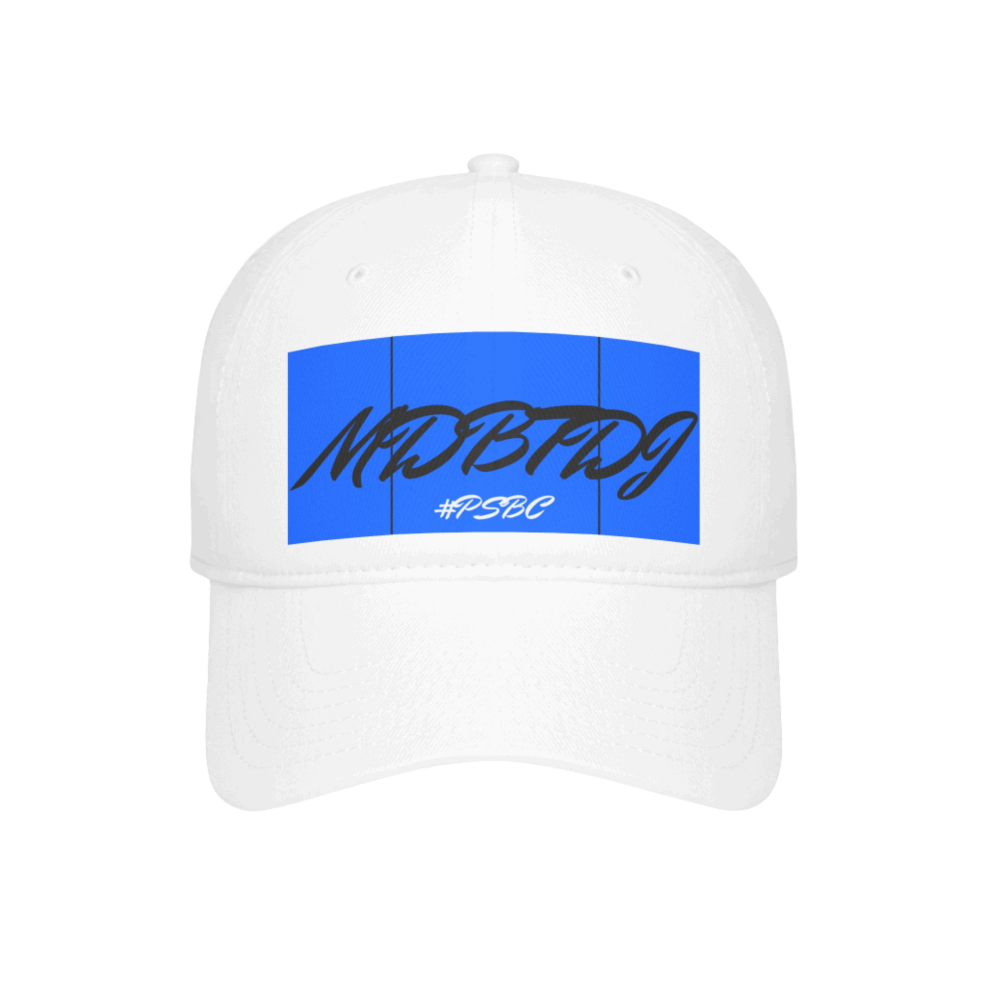 MDBTDJ#PSBC White - Low Profile Baseball Cap