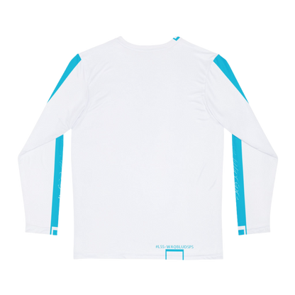 MDBTDJ#LSS-WAQBLUDSPS Premium Men's Long Sleeve Shirt, Long Sleeve Shirt, Clothing Tops, Tattooed Djs Shop