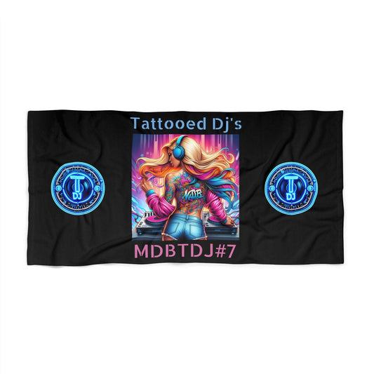 MDBTDJ#7 Beach Towel Tattooed DJ's Limited Edition, Home Decor, Tattooed Djs Shop