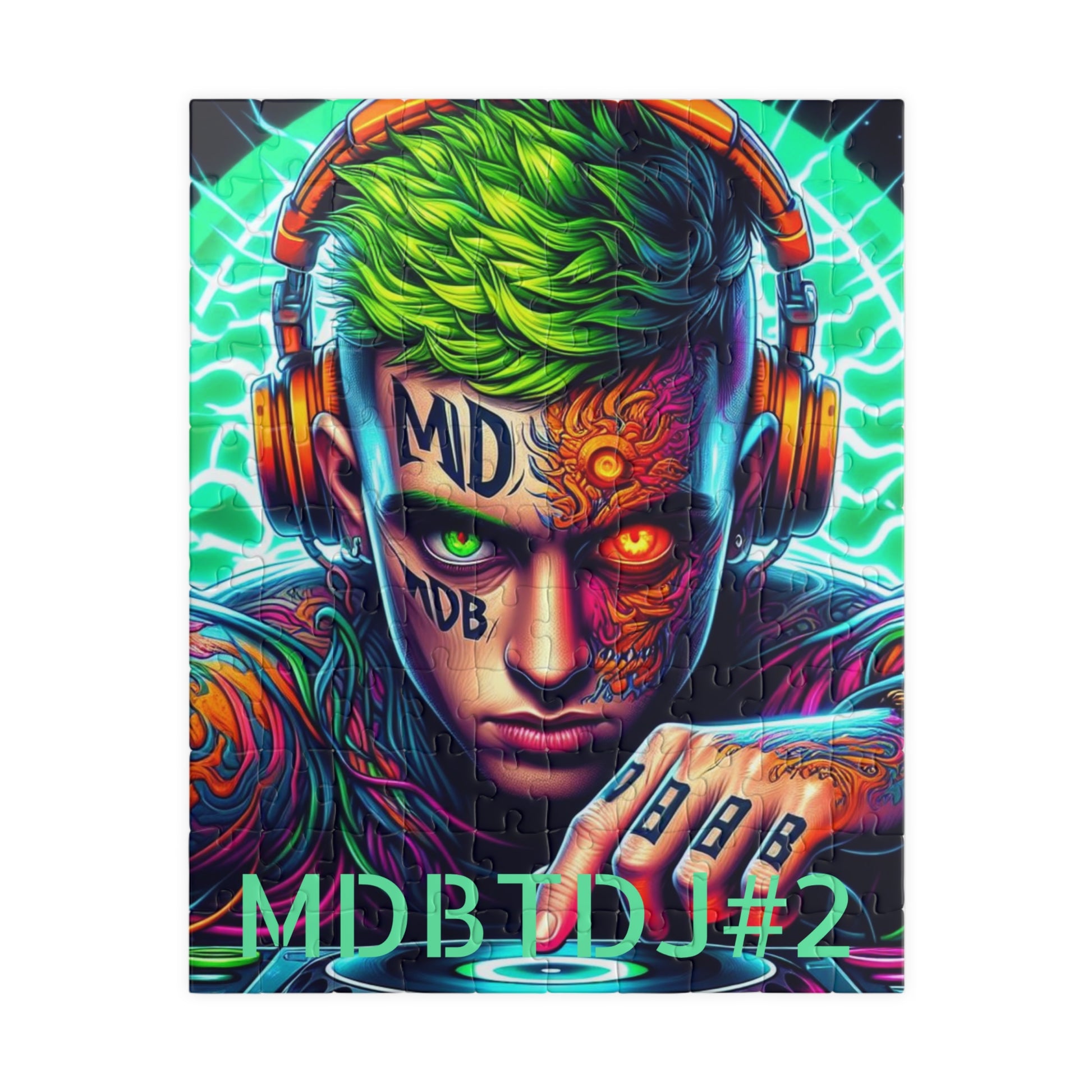 MDBTDJ#2 Puzzle (110, 252, 520, 1014-piece) Tattooed Dj's Limited Edition, Puzzle, Apparel & Accessories, Tattooed Djs Shop