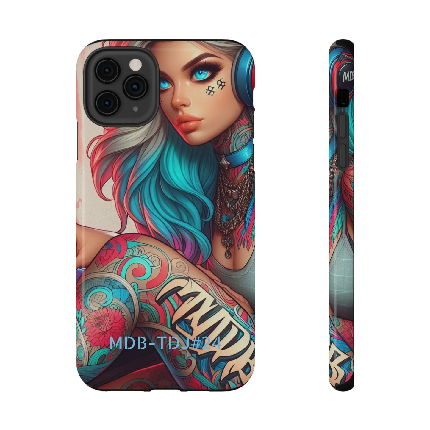 MDBTDJ#24 Impact-Resistant Phone Cases Fits most Tattooed DJ's Limited Edition, Phone Case, Tattooed Djs Shop