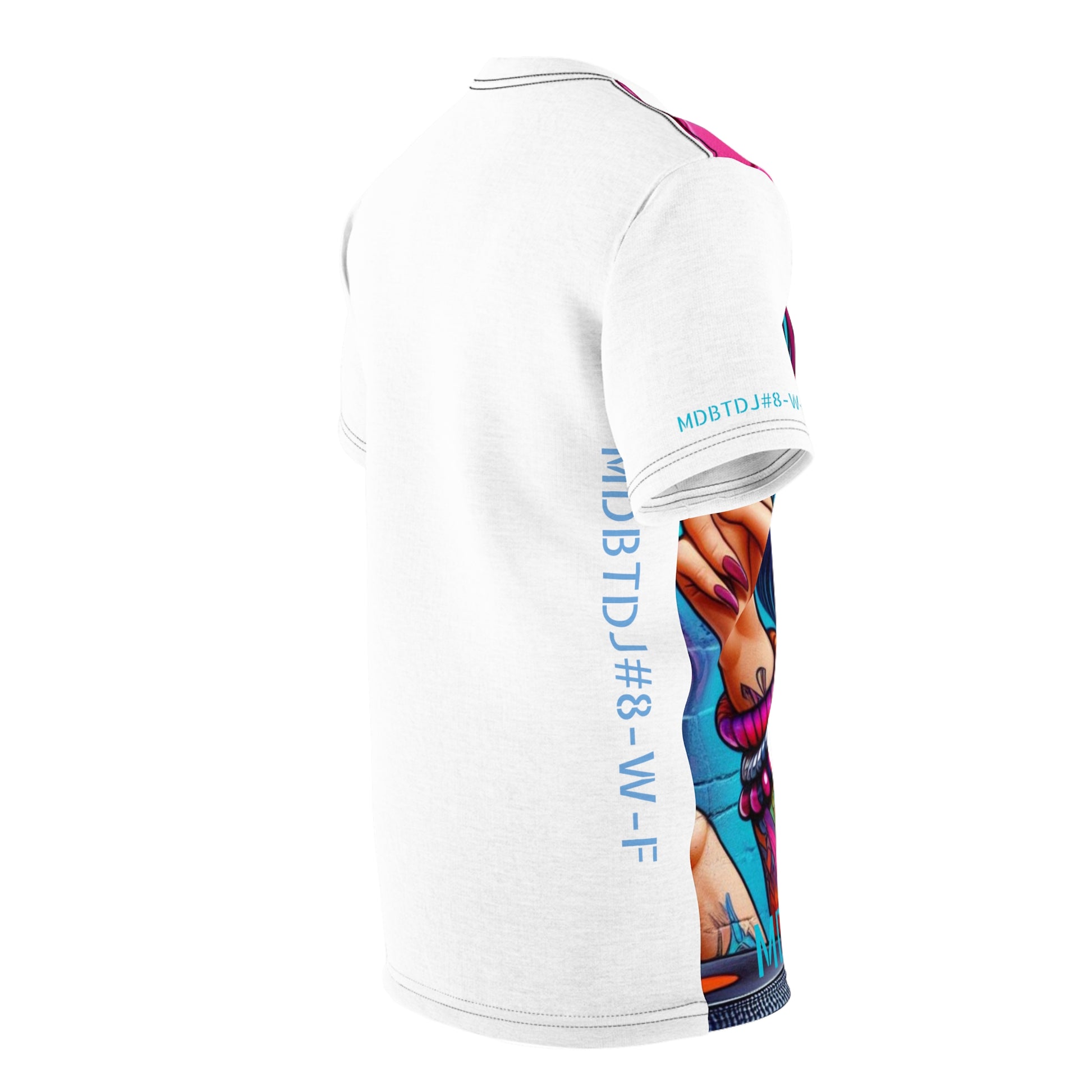 MDBTDJ#8-W-F Premium Tee Shirt - Tattooed Dj's Limited Edition - Unisex, T-Shirt, Clothing Tops, Tattooed Djs Shop