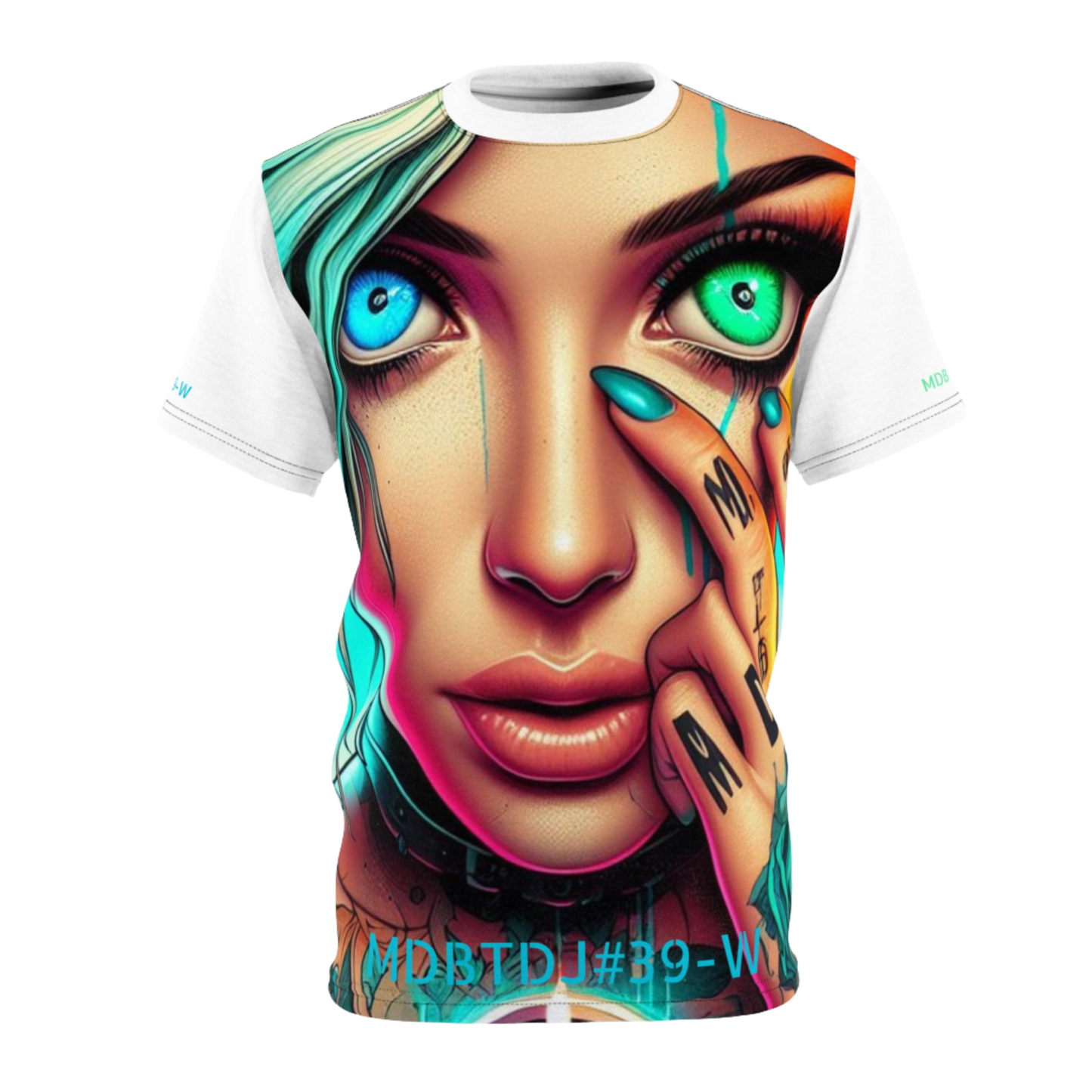 MDBTDJ#39-W Premium Art Tee Shirt - Tattooed Dj's Limited Edition - Unisex