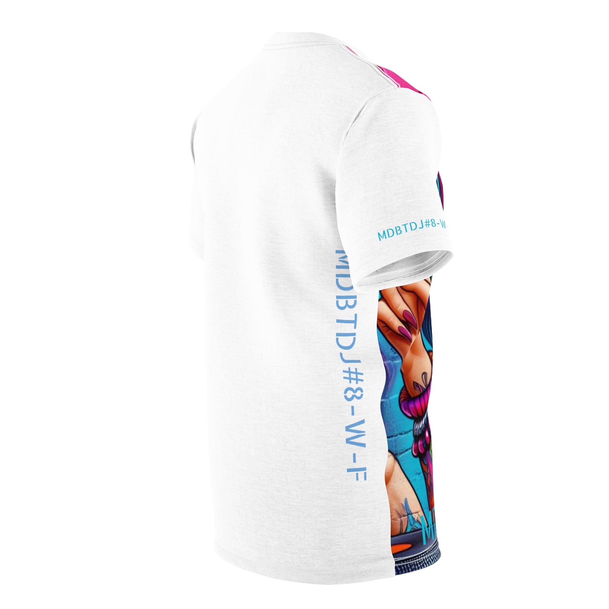 MDBTDJ#8-W-F Premium Tee Shirt - Tattooed Dj's Limited Edition - Unisex, T-Shirt, Clothing Tops, Tattooed Djs Shop