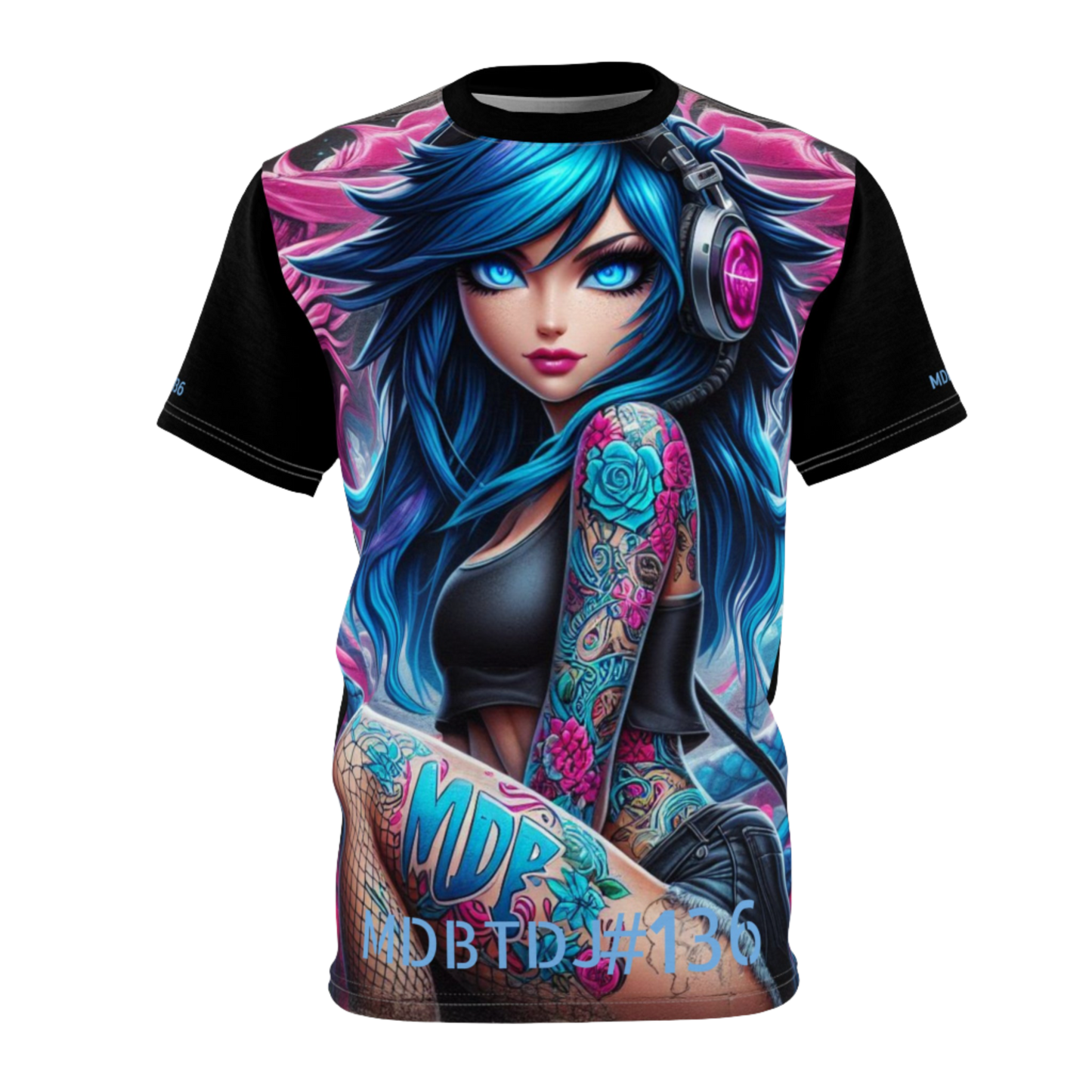 MDBTDJ#136 Premium Tee Shirt - Unisex Tattooed Dj's Limited Edition