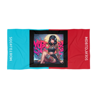 MDBTDJ#305 Premium Art Beach Towel Tattooed Dj's