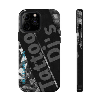 MDB-TDJ#ICNLGBW Impact-Resistant Phone Case Tattooed DJ's Limited Edition Fits Most, Phone Case, Tattooed Djs Shop