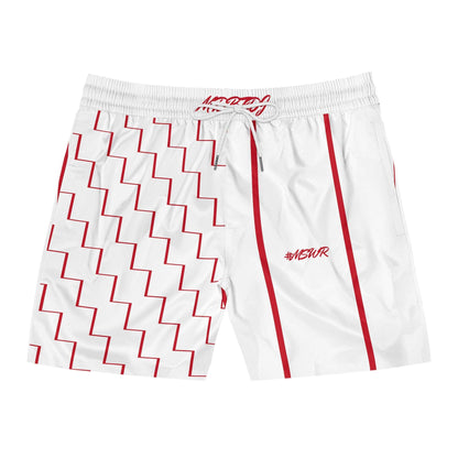 MDBTDJ#MSWR Men's Mid-Length Swim Shorts, All Over Prints, Tattooed Djs Shop