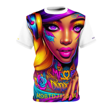 MDBTDJ#53-W Premium Art Tee Shirt - Tattooed Dj's Limited Edition - Unisex