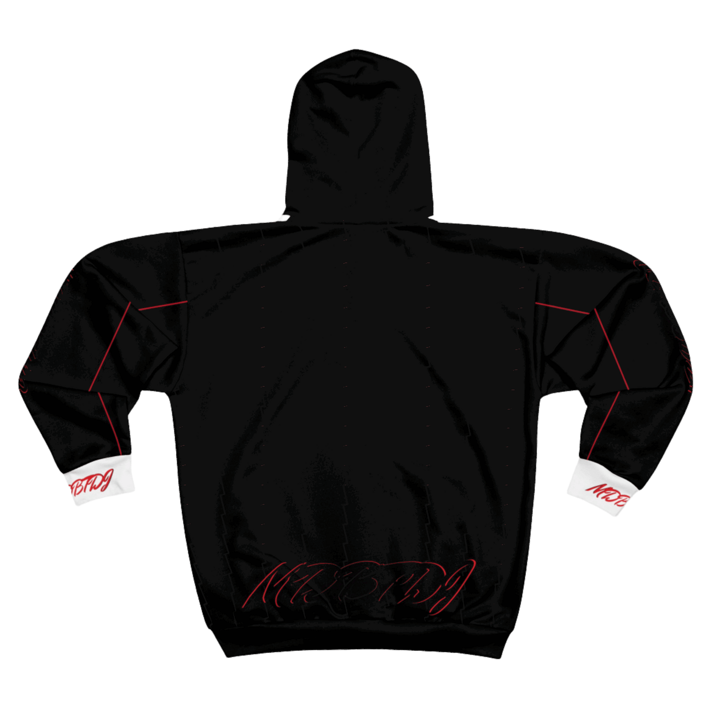 MDBTDJ#BWPSWRB Unisex Zip Up Hoodie