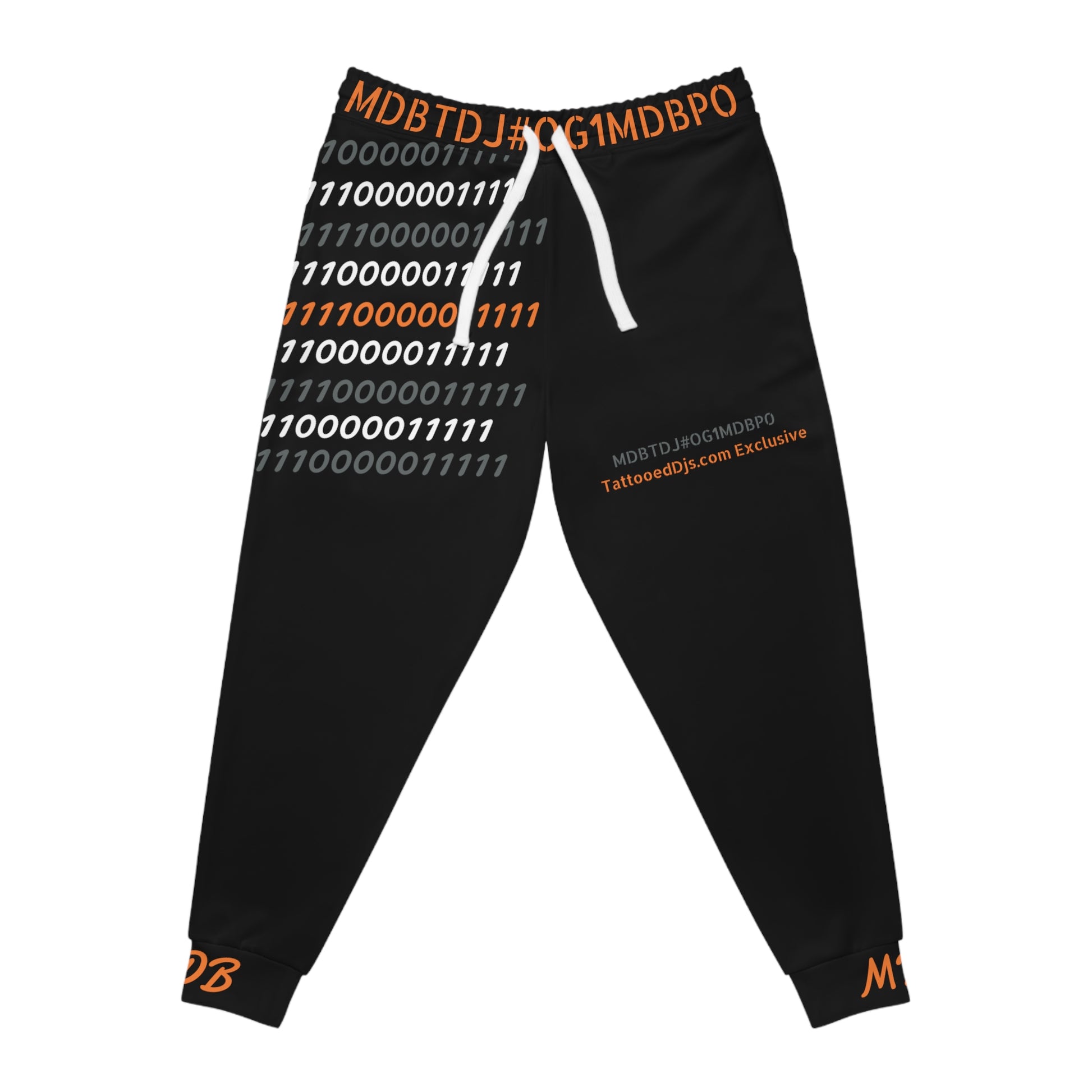 MDBTDJ#OG1MDBPO Athletic Joggers Tattooed DJ's Limited Edition TDJ Exclusive, Sweat Pants, Activewear Pants, Tattooed Djs Shop