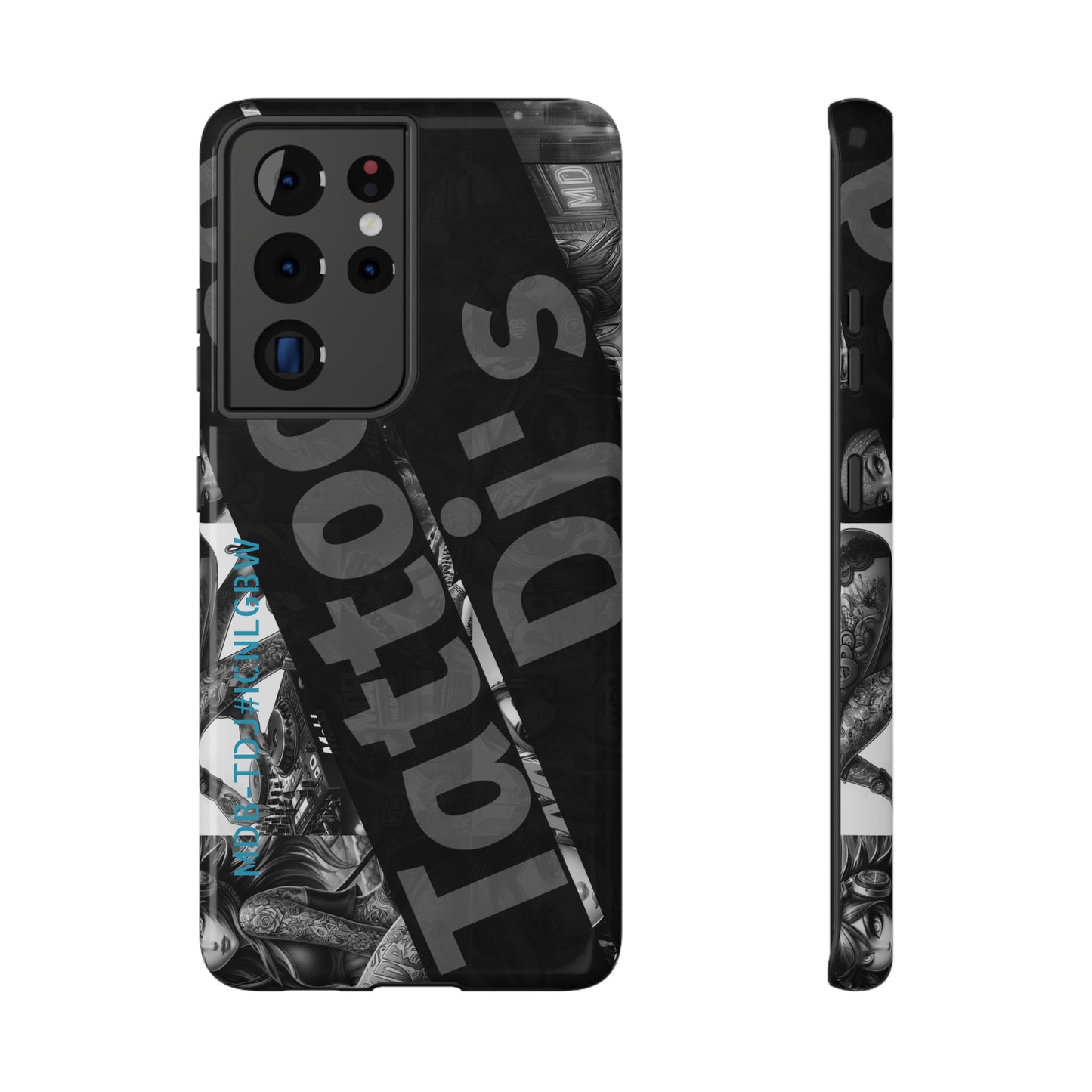 MDB-TDJ#ICNLGBW Impact-Resistant Phone Case Tattooed DJ's Limited Edition Fits Most, Phone Case, Tattooed Djs Shop