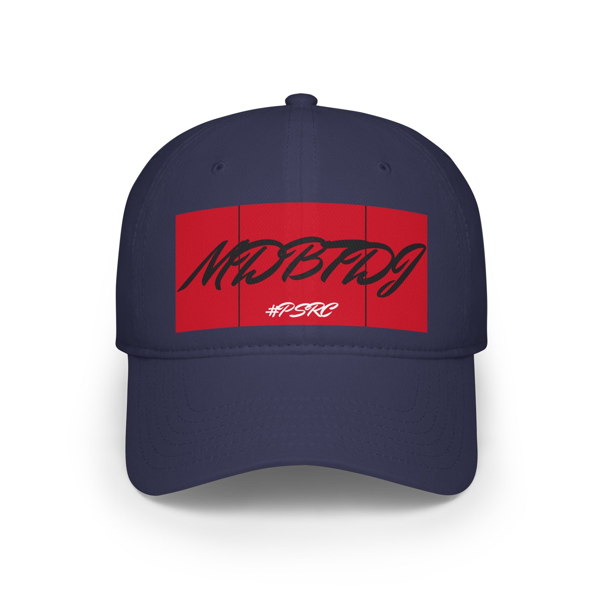 MDBTDJ#PSRC Navy - Low Profile Baseball Cap, Hats, Tattooed Djs Shop