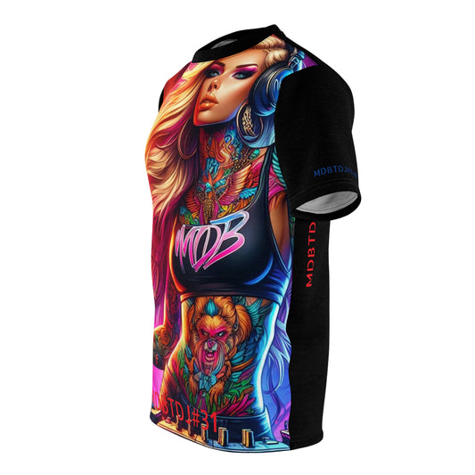 MDBTDJ#31 Premium Art Tee Shirt - Tattooed Dj's Limited Edition - Unisex, T-Shirt, Clothing Tops, Tattooed Djs Shop