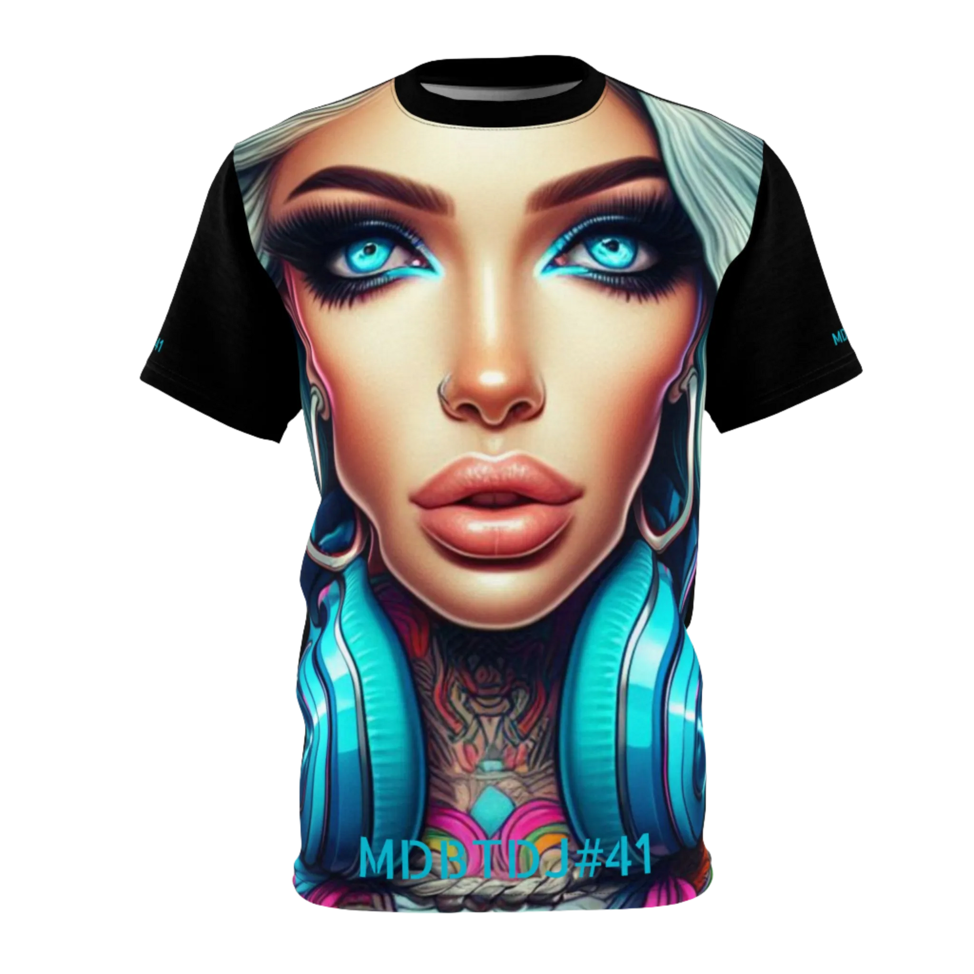 MDBTDJ#41 Premium Art Tee Shirt - Tattooed Dj's Limited Edition - Unisex, T-Shirt, T-Shirts, Tattooed Djs Shop