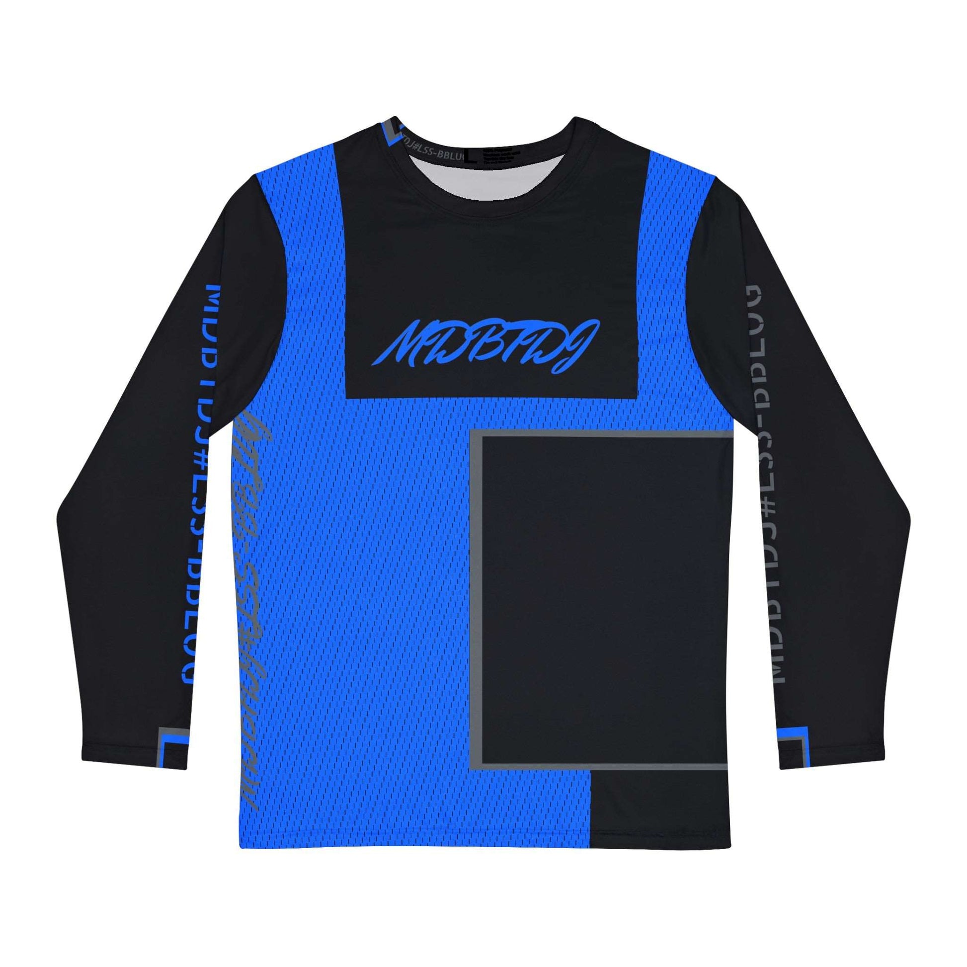MDBTDJ#LSS-BBLUG Men's Long Sleeve Shirt Tattooed Dj's Limited Edition, All Over Prints, Tattooed Djs Shop