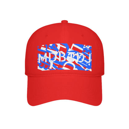 MDBTDJ#WBLUWRDC Red - Low Profile Baseball Cap