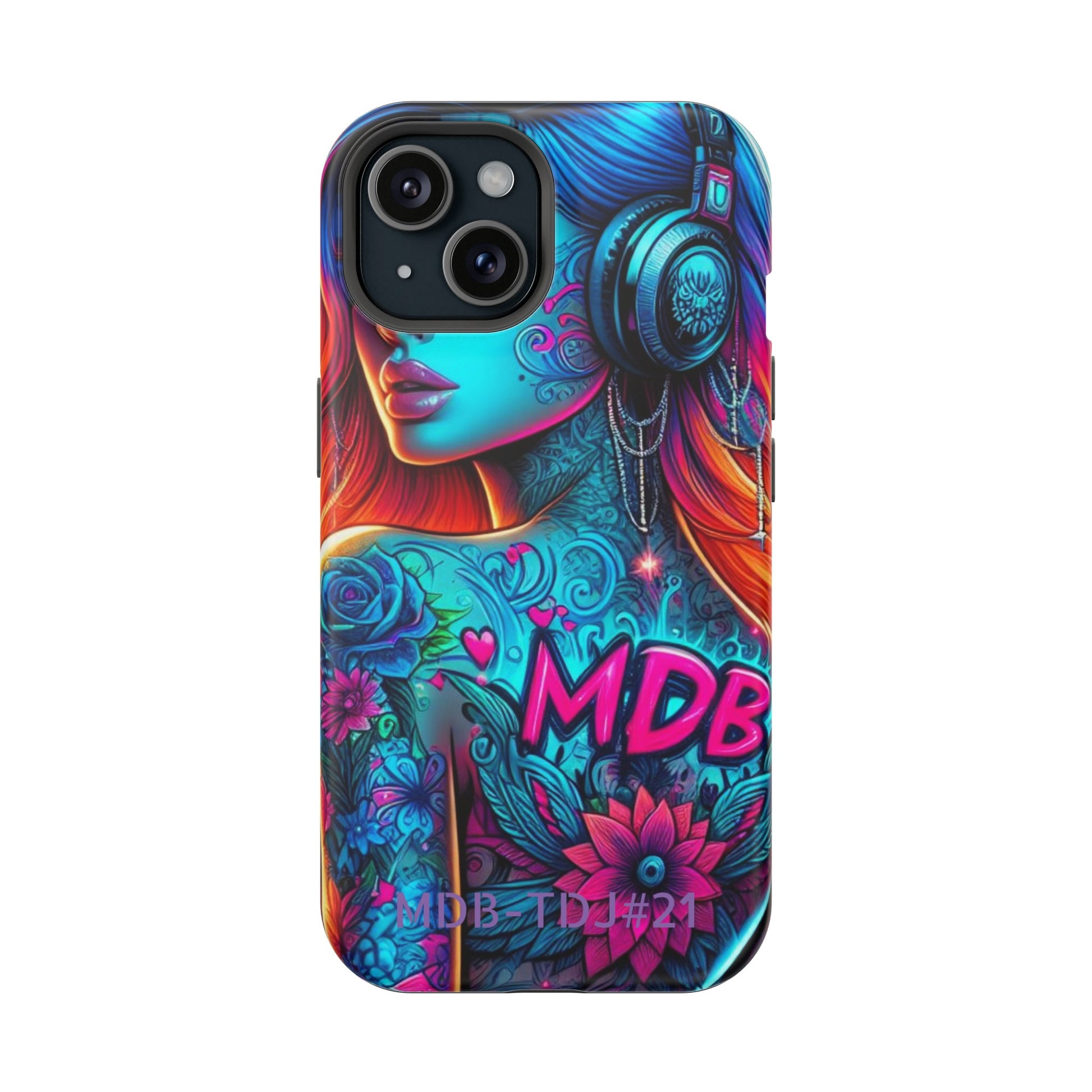 MDBTDJ#21 Impact-Resistant Phone Cases Fits most Tattooed DJ's Limited Edition, Phone Case, Tattooed Djs Shop