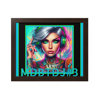 MDBTDJ#3 20x16 Tattooed Dj's LE Framed Horizontal Poster Wall Decor