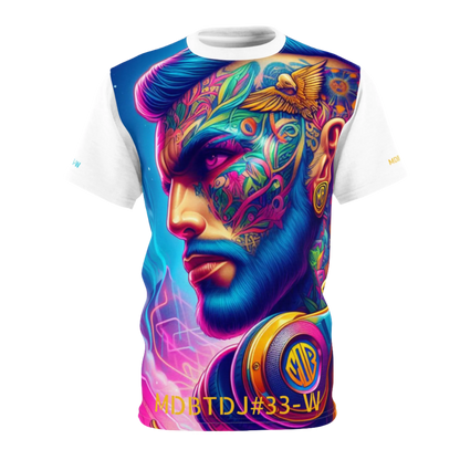MDBTDJ#33-W Premium Art Tee Shirt - Tattooed Dj's Limited Edition - Unisex, T-Shirt, T-Shirts, Tattooed Djs Shop