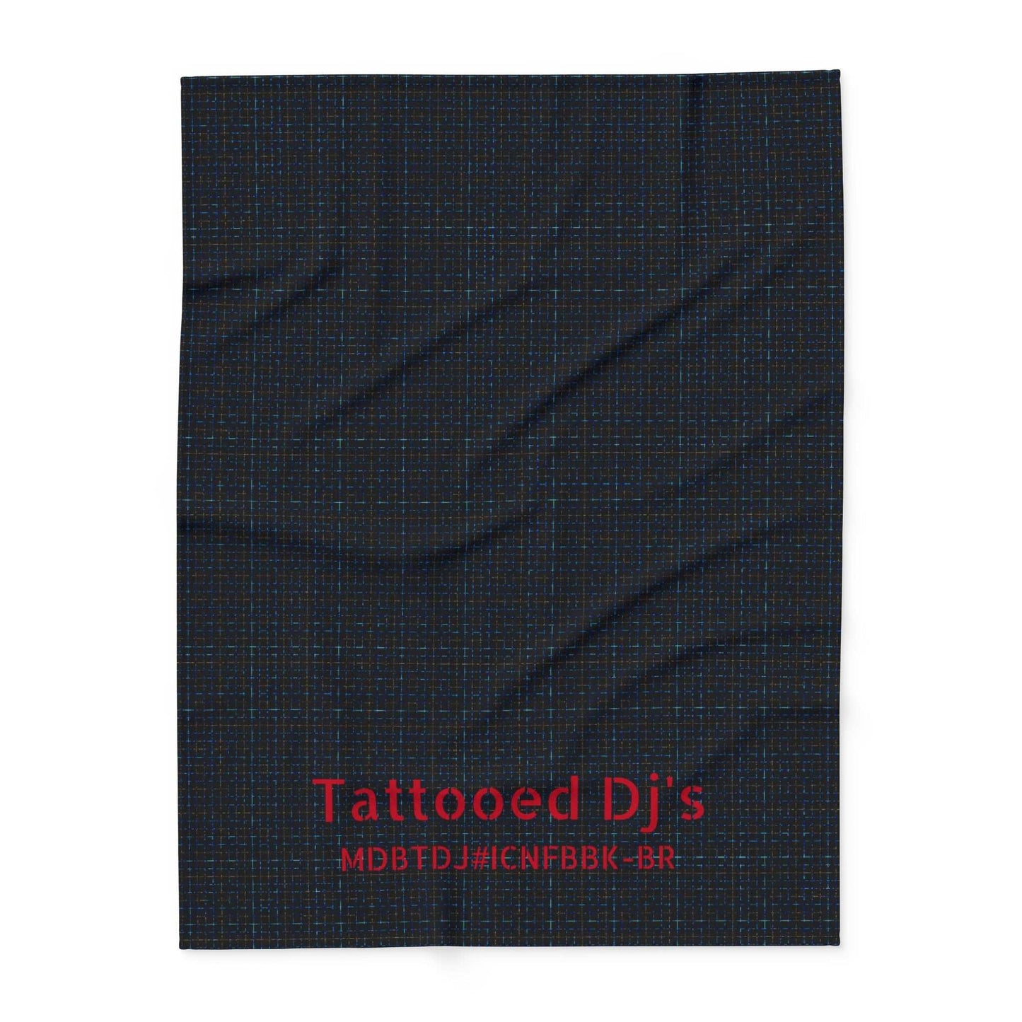 MDBTDJ#ICNFBBK-BR Fleece Blanket Tattooed Dj's Limited Edition, Home Decor, Tattooed Djs Shop