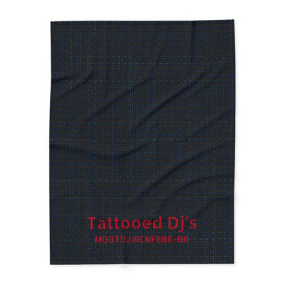 MDBTDJ#ICNFBBK-BR Fleece Blanket Tattooed Dj's Limited Edition, Home Decor, Tattooed Djs Shop
