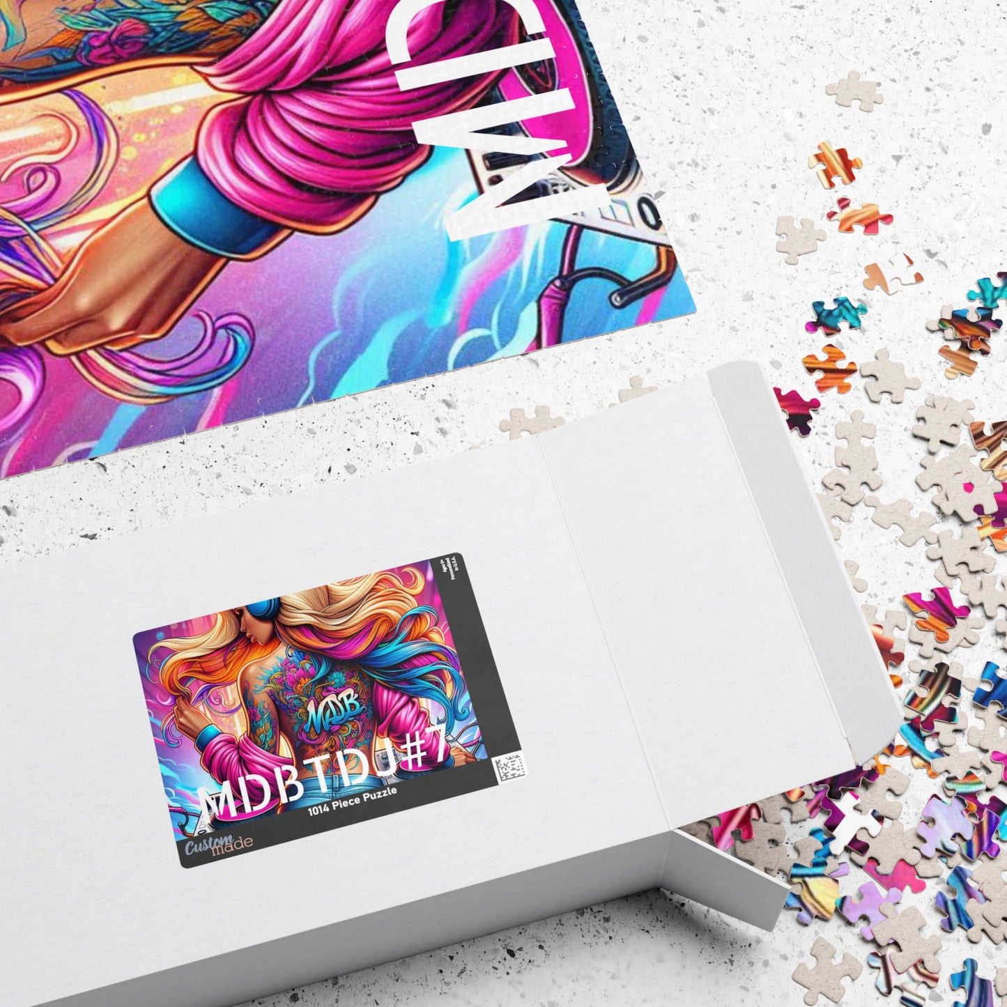 MDBTDJ#7 Puzzle (110, 252, 520, 1014-piece) Tattooed Dj's Limited Edition, Puzzle, Puzzles, Tattooed Djs Shop