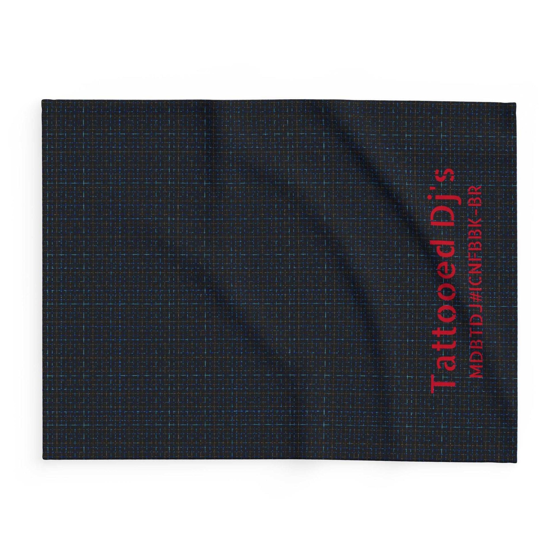 MDBTDJ#ICNFBBK-BR Fleece Blanket Tattooed Dj's Limited Edition, Home Decor, Tattooed Djs Shop