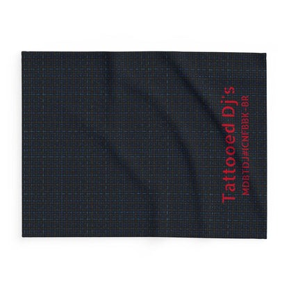 MDBTDJ#ICNFBBK-BR Fleece Blanket Tattooed Dj's Limited Edition, Home Decor, Tattooed Djs Shop