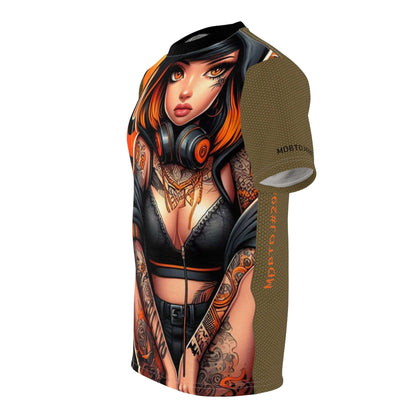 MDBTDJ#290 Unisex Cut & Sew Tee Tattooed Dj's Limited Edition, All Over Prints, Uncategorized, Tattooed Djs Shop